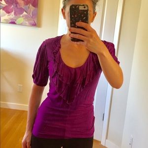 Mango Basics Adorable Ruffle Shirt 💁🏻‍♀️